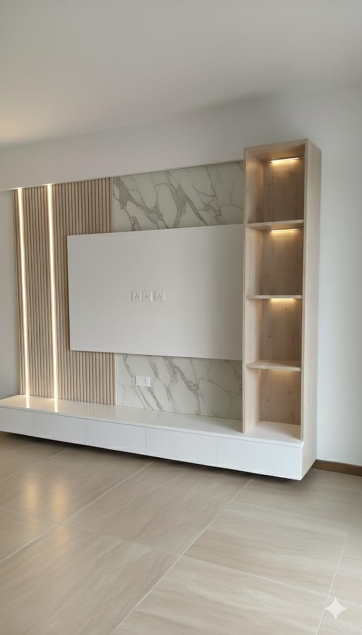 Color finish (matte black, white, wood stain), sphere accent finish (gold, silver, bronze), and overall dimensions can be customized.