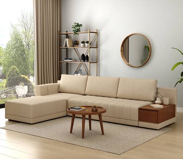 L-shaped sectional sofa