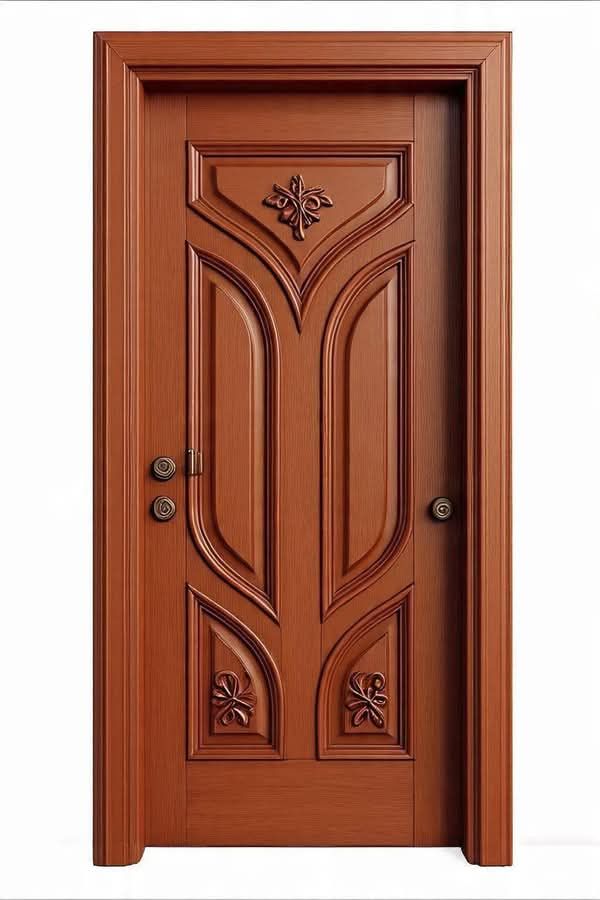 Kigali Classic Carved Wooden Door