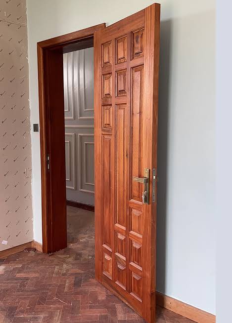 Classic Panelled Mahogany Door