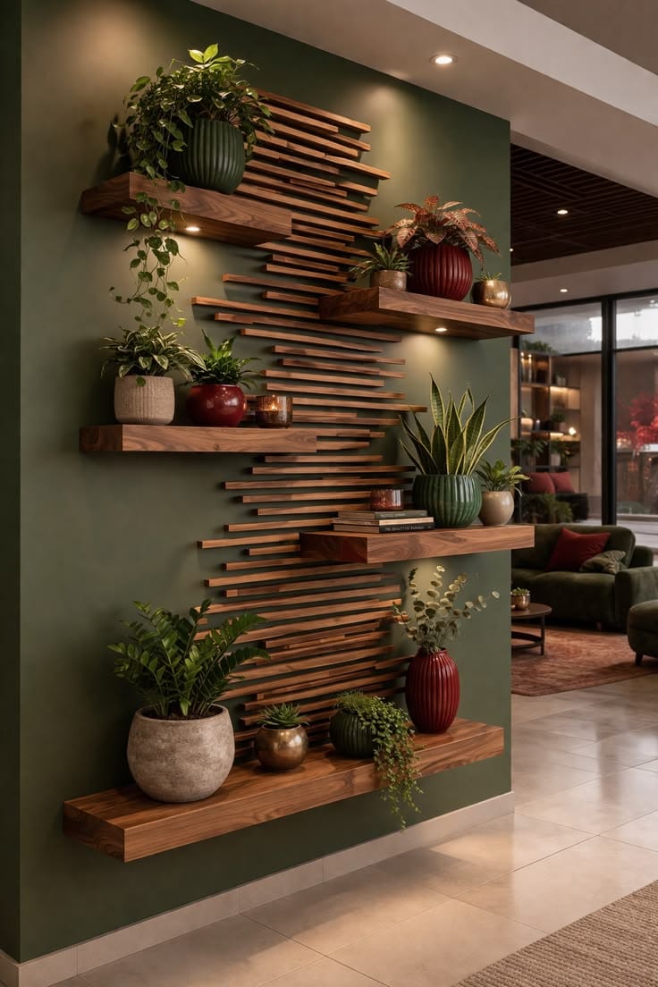 Kigali Decorative Wall Shelving Unit